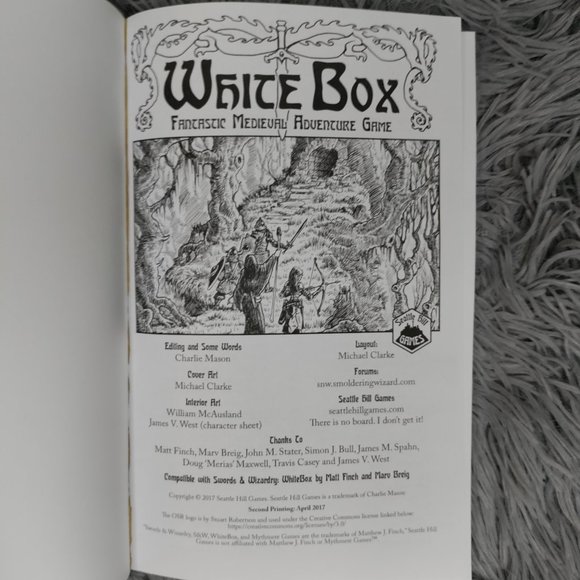 White Box: Fantastic Medieval Adventure Game Paperback - Picture 5 of 7